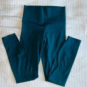 NIKE dri-fit teal legging sz small